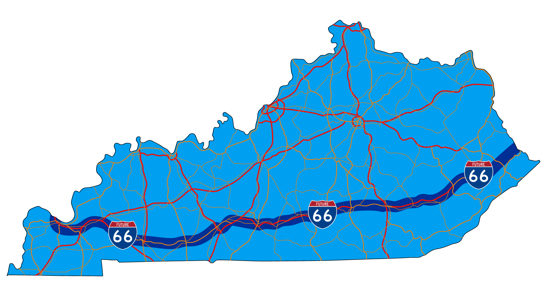 TransAmerica Corridor I-66 KYTC Kentucky